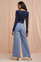 Thumbnail for your product : Finders Keepers ELLE TOP navy