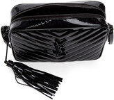 Thumbnail for your product : Saint Laurent Black Patent Lou Camera Bag