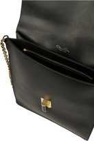 Thumbnail for your product : Oscar de la Renta Slim Sloane leather and calf hair shoulder bag