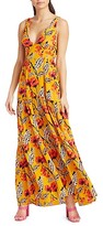 Thumbnail for your product : A.L.C. Rae Floral Silk Maxi Dress