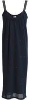 Thumbnail for your product : Brunello Cucinelli Bead-Embellished Sequined Linen And Silk-Blend Midi Dress