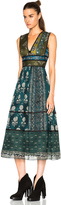 Thumbnail for your product : Burberry Geometric Floral Print Silk Crepon Dress