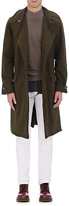 NSF Men's Raw-Edge Cotton Trench Coat