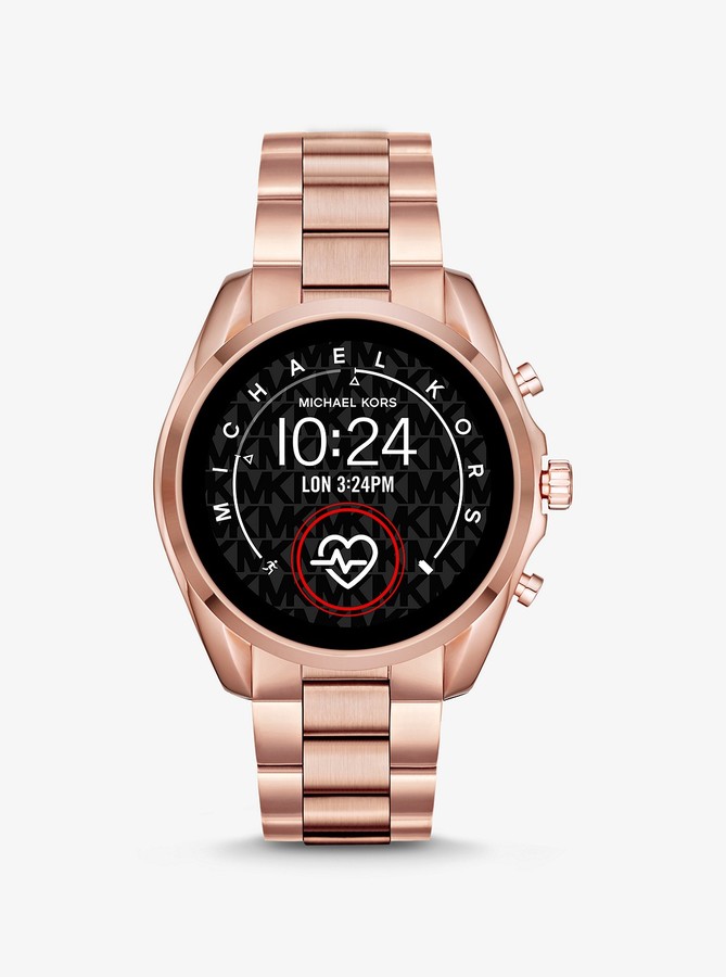 black michael kors smart watch