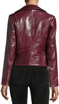 Thumbnail for your product : Tory Burch Bianca Cordovan Glazed Biker Jacket
