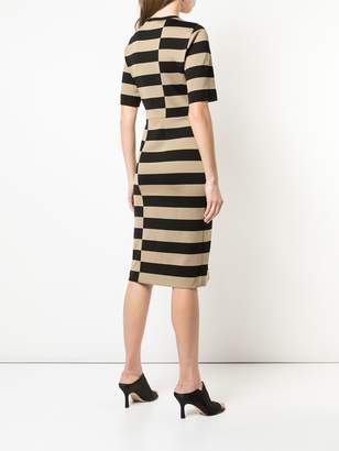 Derek Lam Striped Jersey Dress