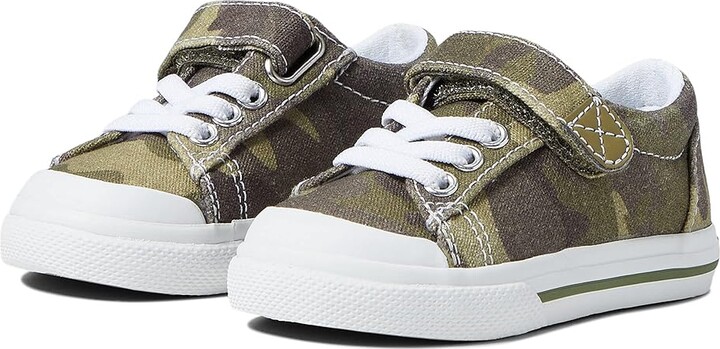 FootMates Jordan (Infant/Toddler/Little Kid) Boy's Shoes Green Camo : 5 Toddler M/W, Textile