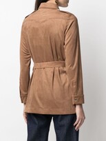 Thumbnail for your product : D-Exterior Longline Belted Shirt