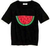 Thumbnail for your product : Milly Minis Watermelon Intarsia Short Sleeve Sweater (Toddler Girls, Little Girls & Big Girls)