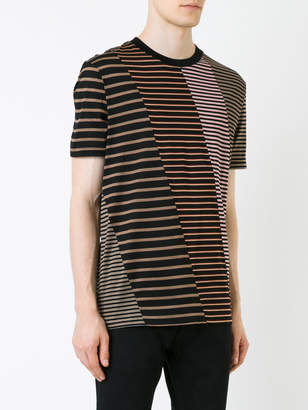 Lanvin striped panel T-shirt