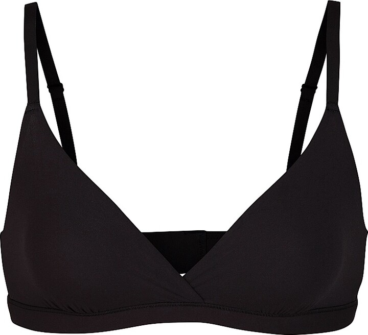 SKIMS Women's Fits Everybody Crossover Bralette - Onyx - Size XS