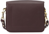 Thumbnail for your product : Sophie Hulme Small bordeaux leather cross-body bag