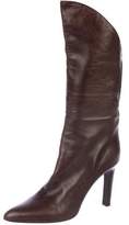 Thumbnail for your product : Helmut Lang Leather Mid-Calf Boots