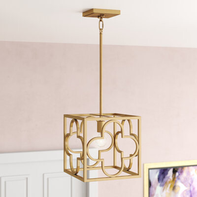 Mercer41 Helena 1 - Light Single Square Pendant