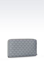 Thumbnail for your product : Emporio Armani Zip-Around Wallet In Saffiano And Logoed Pvc