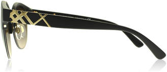 Burberry BE4241 Sunglasses Matte Black/Pale Gold 346413 52mm