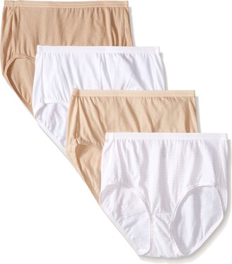 Hanes Women's 4 Pack Ultimates Brief Panties 40KU