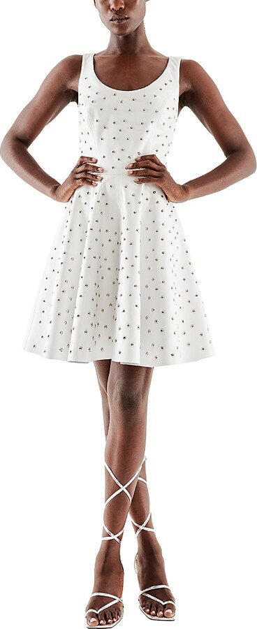 AS by DF Margot Upcycled Leather Dress