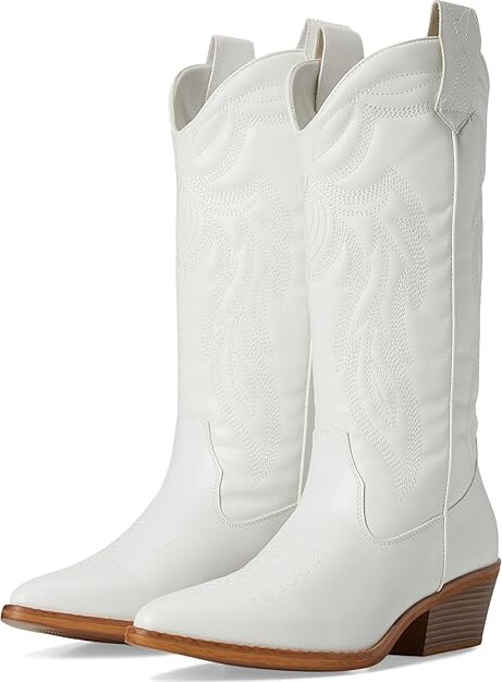Roper Hattie Cowboy Women's Boots White : 9.5 B - Medium