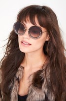 Thumbnail for your product : Miu Miu Women's 64Mm Round Sunglasses - Grey