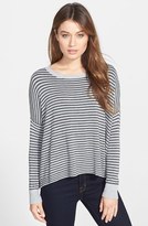 Thumbnail for your product : Eileen Fisher Ballet Neck Stripe Top