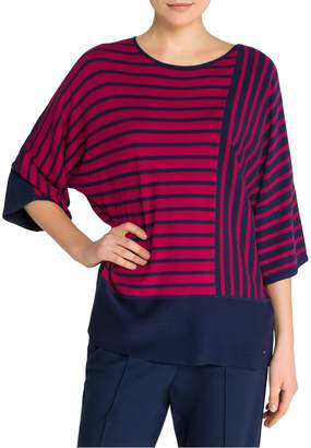 Olsen Easy Style Stripe Blocked Sweater