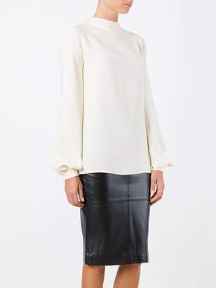 Tom Ford attached scarf blouse