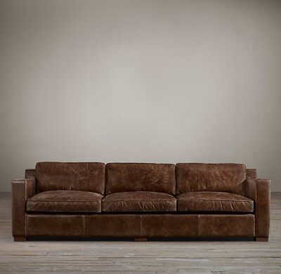 Corrigan Studio Retro Brown Sofa
