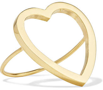 Jennifer Meyer Open Heart 18-karat Gold Ring