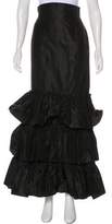 Thumbnail for your product : Oscar de la Renta Silk Maxi Skirt w/ Tags