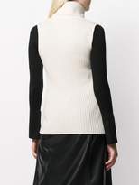 Thumbnail for your product : Edward Achour Paris sleeveless knitted jumper