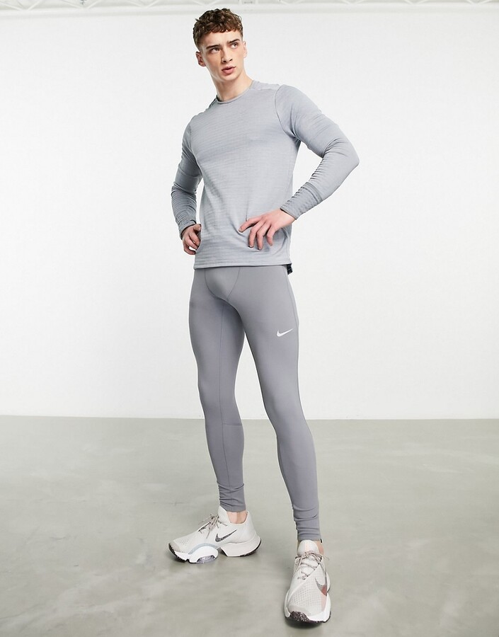 Nike Running Repel Challenger leggings in gray - ShopStyle