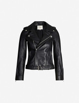 Thumbnail for your product : Maje Bocelix epaulettes leather jacket
