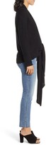 Thumbnail for your product : Loveappella Drape Tie Front Cardigan