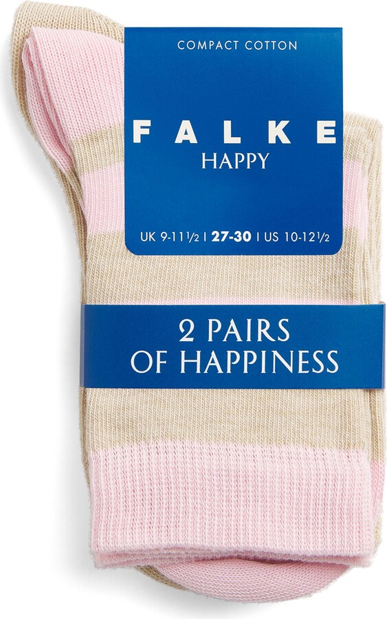 Falke Kids Cotton-Blend Happy Stripe Socks