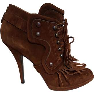 Givenchy Brown Suede Ankle boots