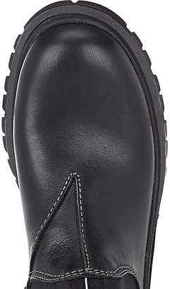 Prada Women's Lug-Sole Leather & Neoprene Chelsea Boots - Nero