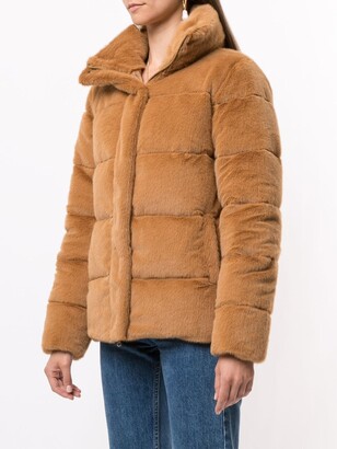 Unreal Fur Faux Fur Puffer Jacket