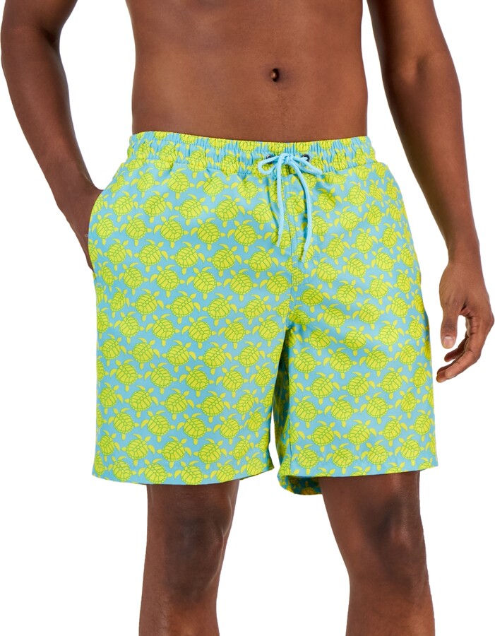 Club Room Men's Turtle Pond Swim Trunks, Created for Macy's - ShopStyle
