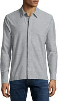 Thumbnail for your product : James Perse Heathered Stretch-Jersey Shirt, Gray
