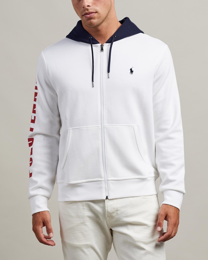 polo jacket white