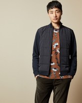 Thumbnail for your product : Ted Baker Long Sleeved Quilted Funnel Neck Zip Jumper
