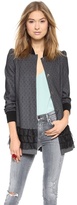 Thumbnail for your product : RED Valentino Point d'Espirit Bomber Jacket