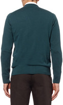Thumbnail for your product : Kitsune Maison Knitted Merino Wool Cardian