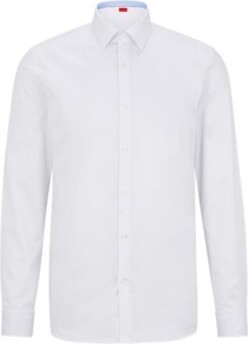 HUGO BOSS Extra-slim-fit shirt in easy-iron cotton twill