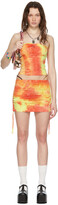 Thumbnail for your product : I'm Sorry by Petra Collins SSENSE Exclusive Pink Tie-Dye Top & Miniskirt Set