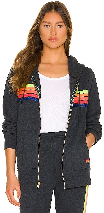 Stripe Zip Hoodie | Shop the world's largest collection of fashion 