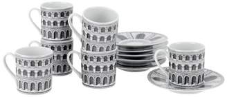 Fornasetti Architettura Coffee Cups (Set Of 6)