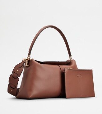 Tod's T Case Shoulder Bag in Leather Small - ShopStyle