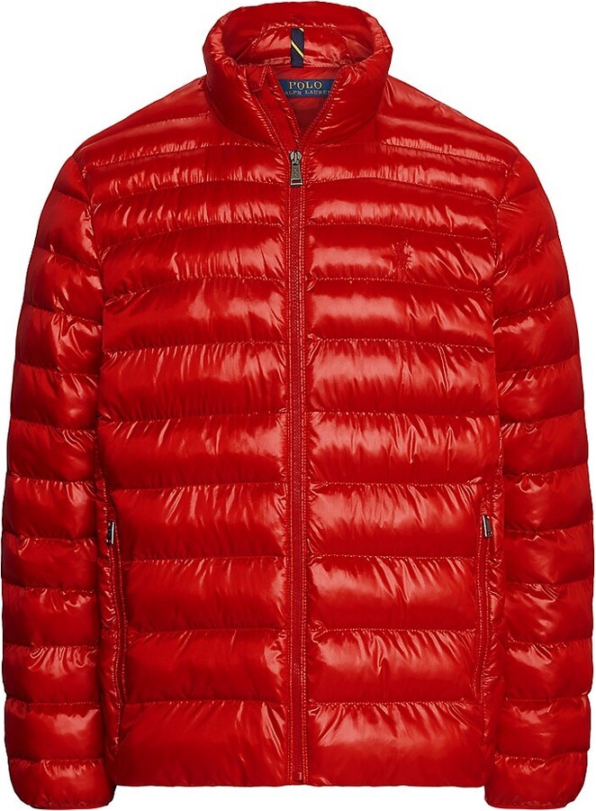 Polo Ralph Lauren Terra Glossy Puffer Jacket - ShopStyle
